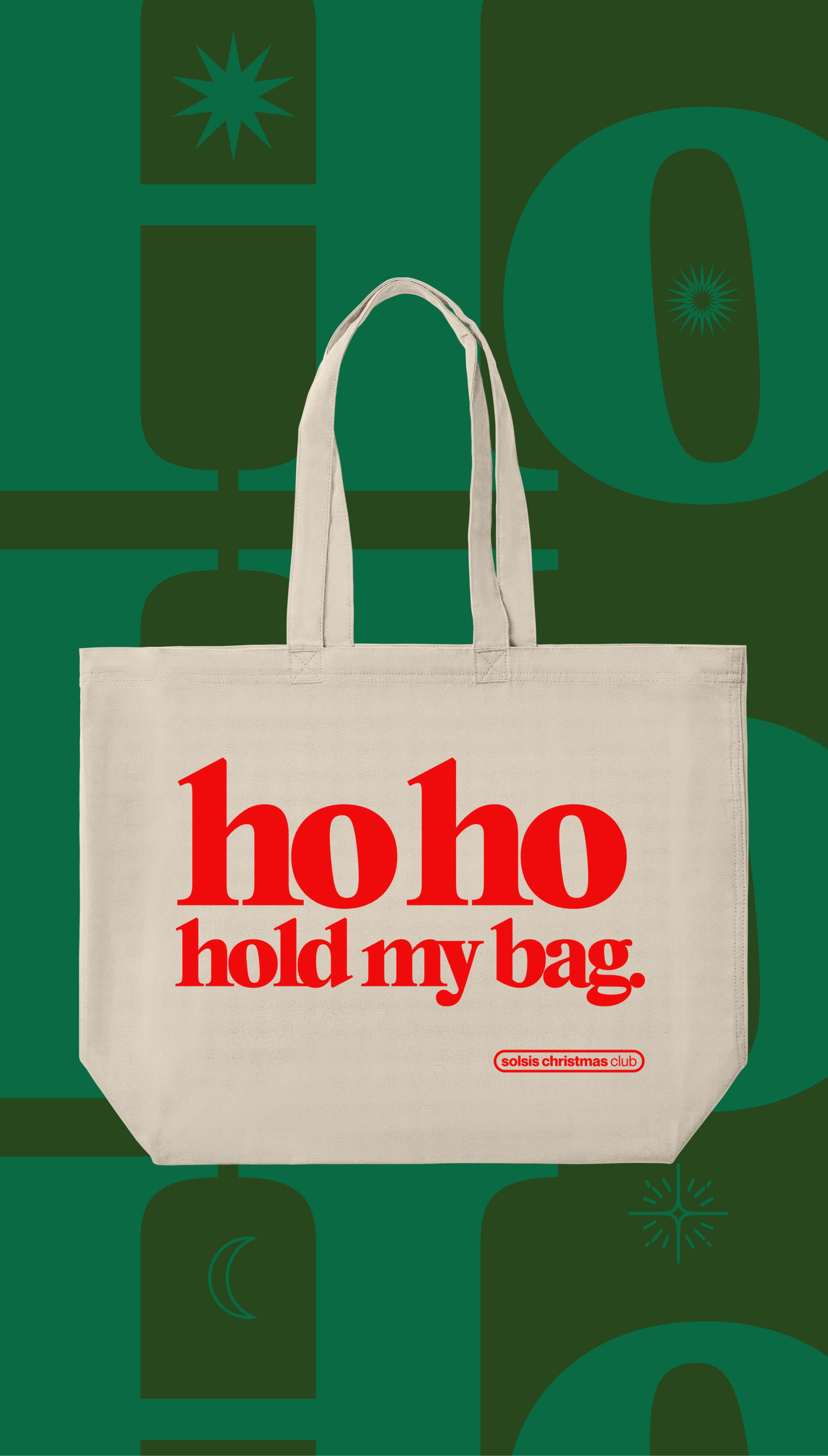 Ho ho hold my bag-Canvas Tote