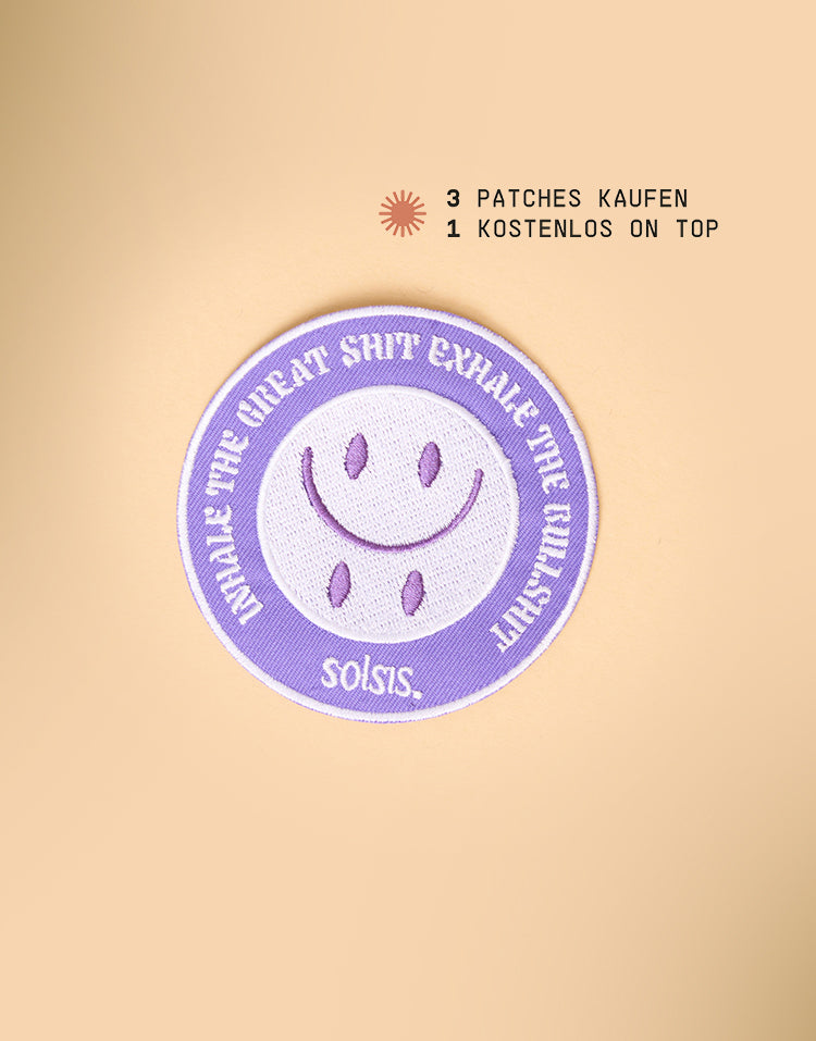 Inhale the Great Shit Smiley - Patch