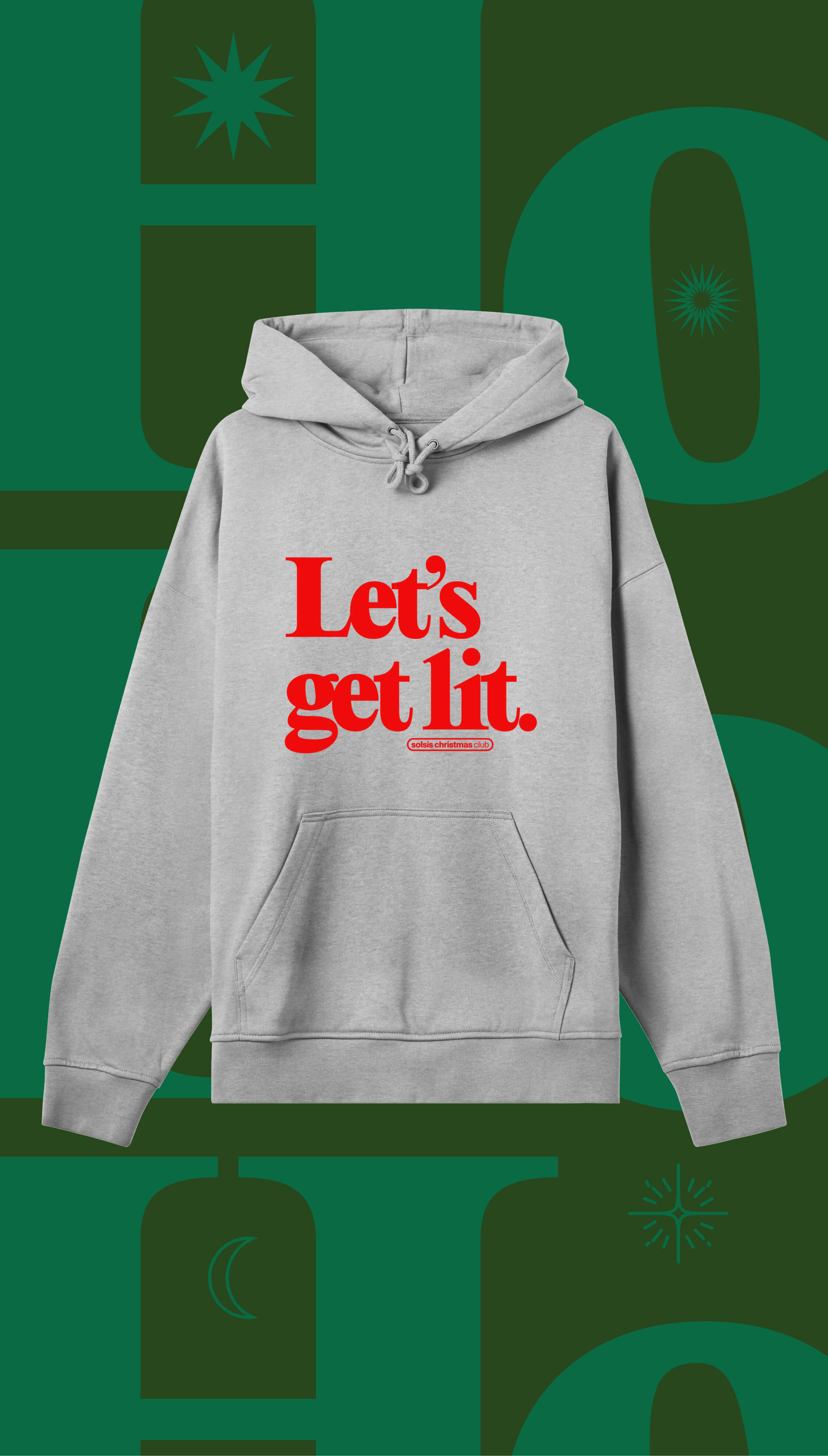 Let's get lit-Grey-Men's Hoodie