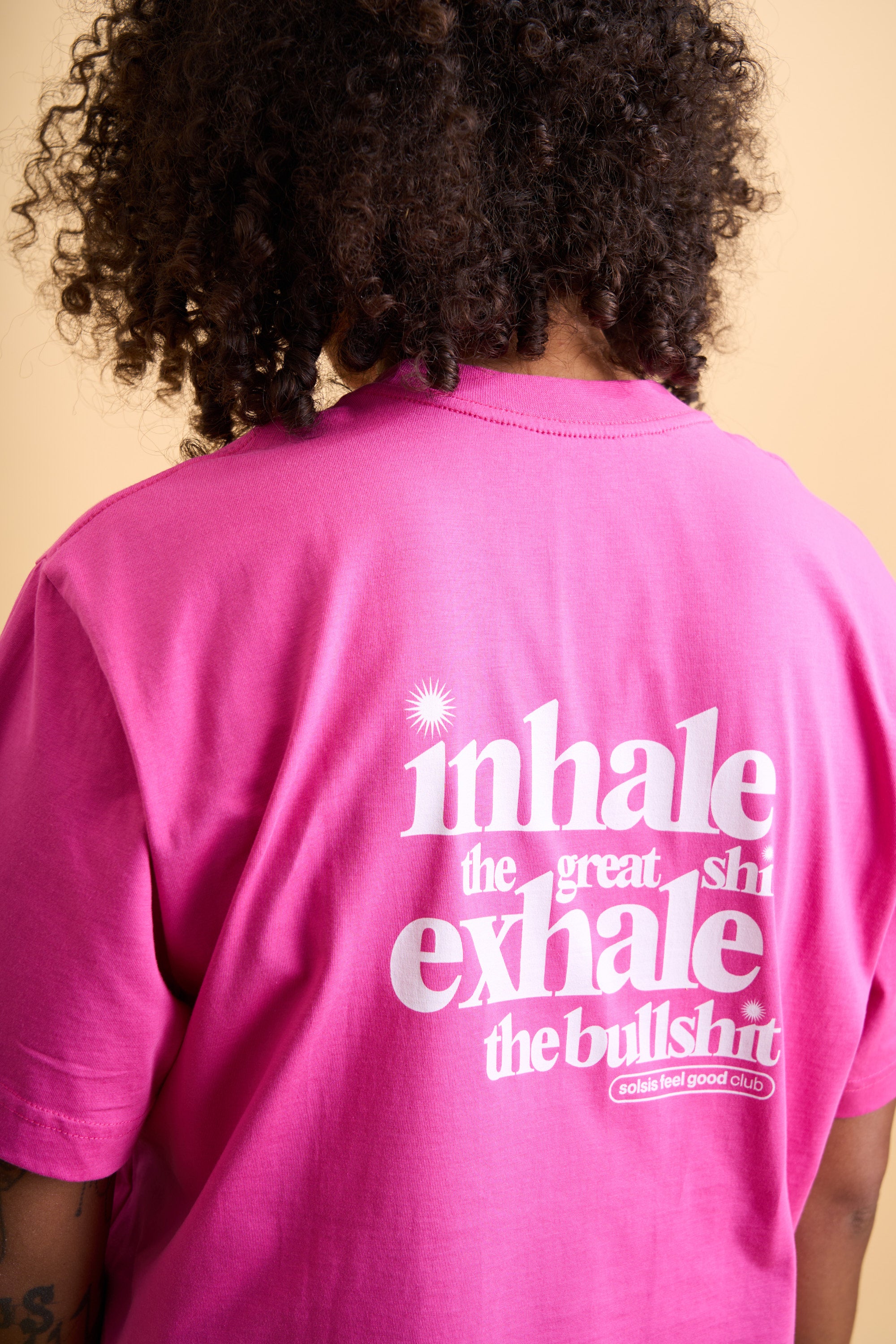 Inhale Crop Shirt PNK