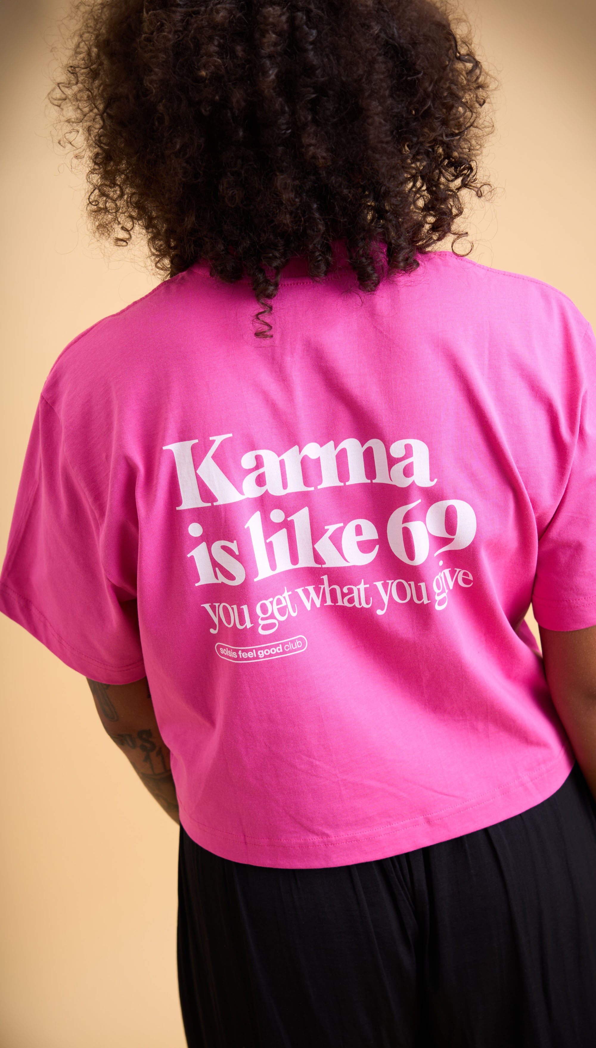 Karma Crop Shirt PNK