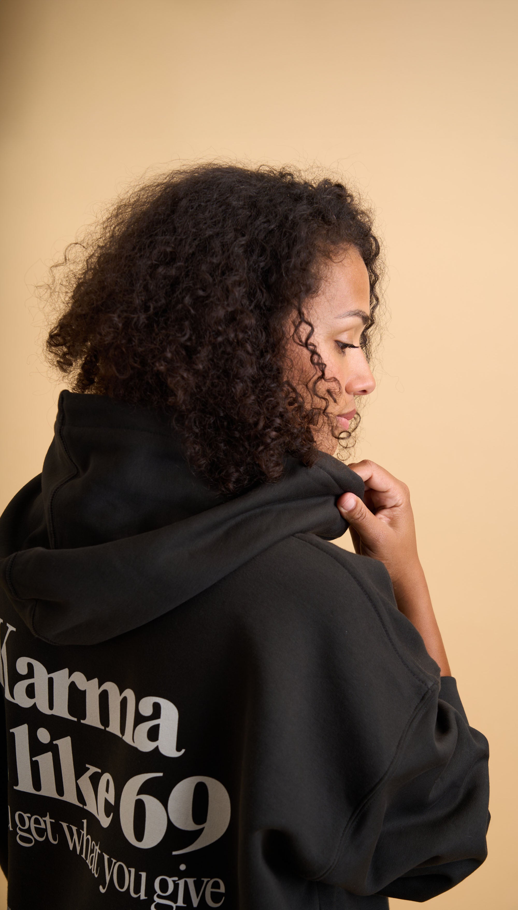 Karma Unisex Hoodie BLK