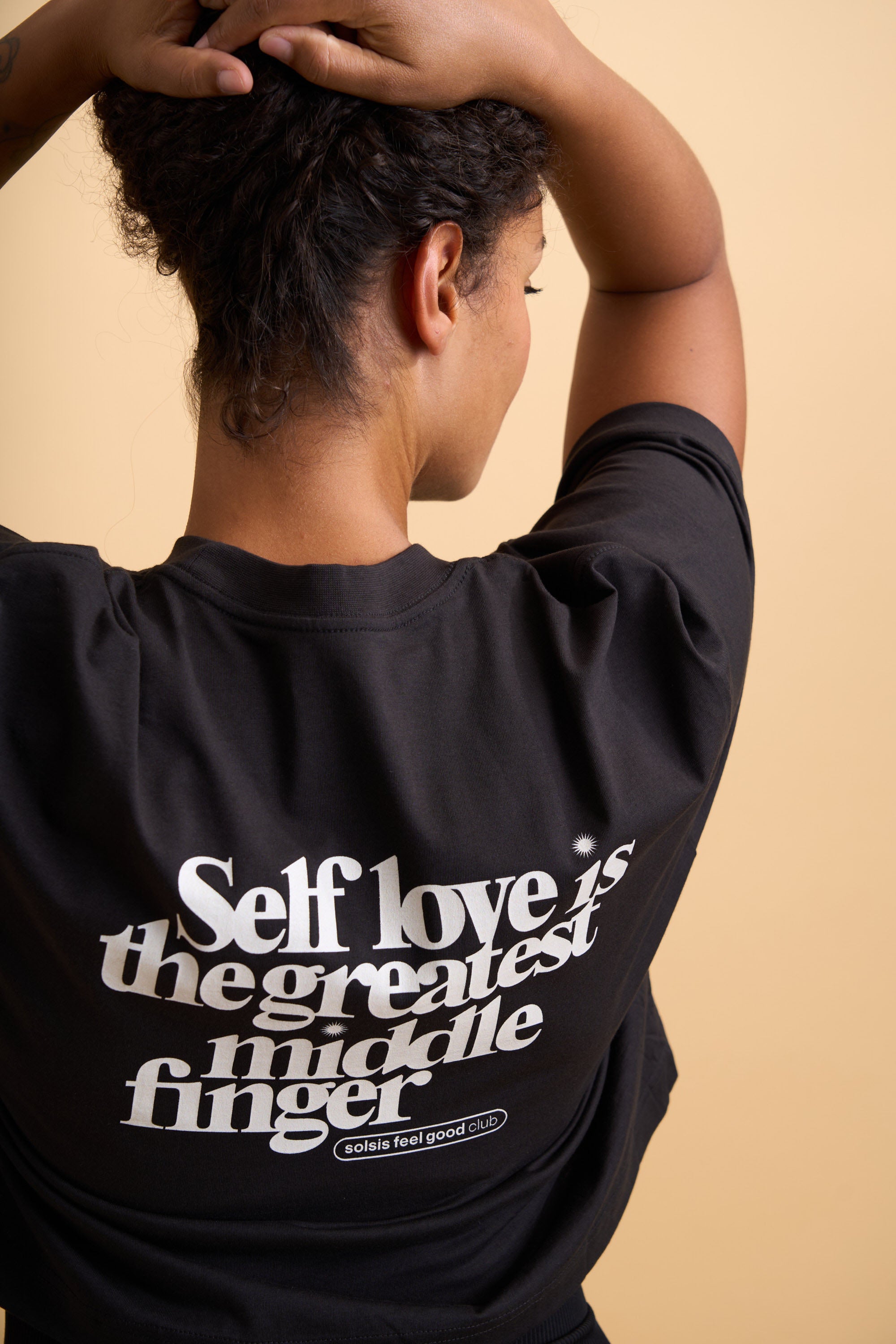 Selflove Crop Shirt BLK